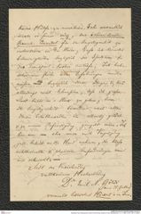 Nachlass Franz Steindachner, Brief von Emil Aug. Goeldi an Franz Steindachner (11.11.1885), Inv.Nr. 168.13, Seite 4